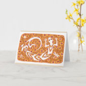 "Gelukkige Geest" notecard Kaart (Gele Bloem)