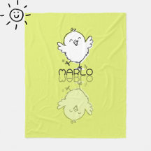 Gelukkige Gele Kuiken Reflectie Doodle Aangepaste