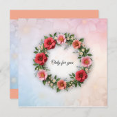 Gelukkige gelegenheid feestdagenkaart (Voorkant / Achterkant)