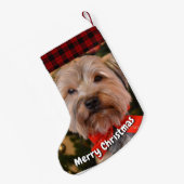 GELUKKIGE GELUKKIGE XMAS HOND KLEINE KERSTSOK (Achterkant (Hangend))