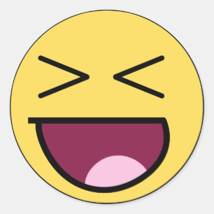 Gelukkige Geweldige Gezicht Sticker