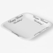 Gelukkige gezegende verjaardag! papieren bordje (Gebogen)