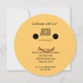 Gelukkige Gezicht Verjaardag Kaart (Achterkant)