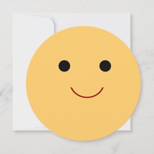 Gelukkige Gezicht Verjaardag Kaart (Voorkant)