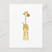 Gelukkige Giraffe. Cartoon Briefkaart (Voorkant)
