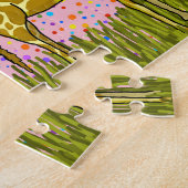 Gelukkige Giraffen Puzzel (Zijkant)
