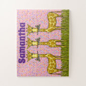 Gelukkige Giraffen Puzzel (Verticaal)