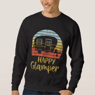 Gelukkige Glamper Grappige Glamping Glamper Koning Trui
