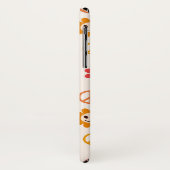 Gelukkige Glimlachende Bloemen met vredestekens Mo Case-Mate iPhone Case (Achterkant/links)