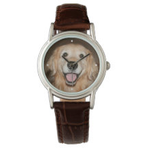 Gelukkige Glimlachende Gouden Retriever Hond