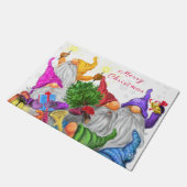 Gelukkige Gnome Partij Kerstmis Deurmat (Schuin)