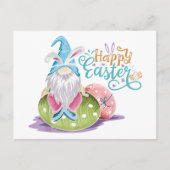 Gelukkige Gnome Pasen Briefkaart (Voorkant)