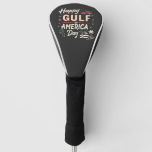 Gelukkige Golf van Amerika's Grappige Patriottisch Golfheadcover