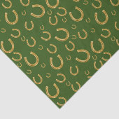 Gelukkige gouden hoefijzers tissuepapier (Detail)