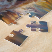 Gelukkige Gouden Retriever in Water Legpuzzel (Zijkant)