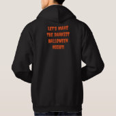 Gelukkige griezelige Halloween Hoodie (Achterkant)