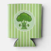 Gelukkige Groene Broccoli Blikjeskoeler (Voorkant)