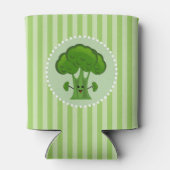 Gelukkige Groene Broccoli Blikjeskoeler (Achterkant)