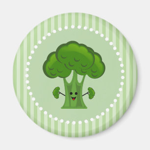 Gelukkige Groene Broccoli Magneet