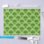 Gelukkige Groene Broccoli Tissuepapier (Craft)