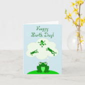 Gelukkige Groene Dag van de Aarde met Leap-Dreamin Kaart (Gele Bloem)