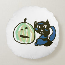 Gelukkige Groene Jack o Lantern Zwarte Kat