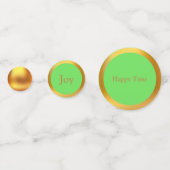 Gelukkige Groene Klavers Confetti (Voorkanten)