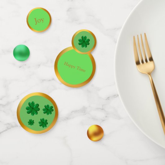 Gelukkige Groene Klavers Confetti (Groep)