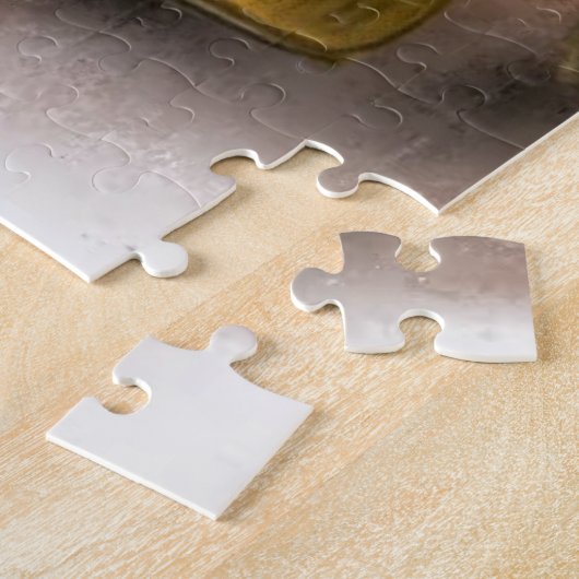 Gelukkige grootmoeder en grootvader Puzzle Legpuzzel (Zijkant)