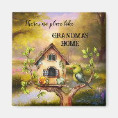 Gelukkige Grootmoeder's Home Magneet (Voorkant)