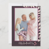 Gelukkige Grootouders Dag Foto Vakantie Kaart (Voorkant)