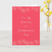 Gelukkige Grootouders Dag Grammy Kaart (Gele Bloem)