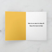 Gelukkige grootouders Dag Kat Praten In Gezichtsma Feestdagen Kaart (Binnen)