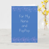 Gelukkige Grootouders Dag Nana & PopPop Kaart (Gele Bloem)