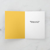 Gelukkige grootouders Dag Opa Kat Feestdagen Kaart (Binnen)