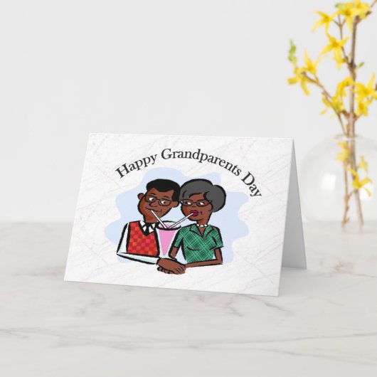 Gelukkige Grootouders Day2 Kaart (Gele Bloem)