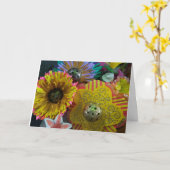 Gelukkige Grote Dag Pickleball Speler! Kaart (Gele Bloem)