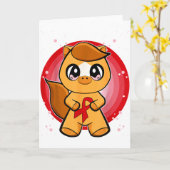 Gelukkige Groundhog Day  Kaart (Gele Bloem)