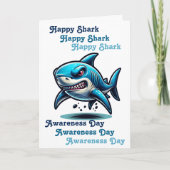 Gelukkige Haai Bewustzijn Dag | 14 juli Kaart (Voorkant)