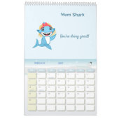 Gelukkige Haaienfamilie Kalender (Feb 2027)