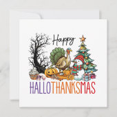 Gelukkige Hallothanksmas Clipart (Voorkant)