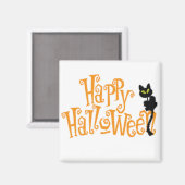Gelukkige Halloween 2"ijskastmagneet Magneet (Voorkant / Achterkant)
