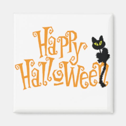 Gelukkige Halloween 2"ijskastmagneet Magneet (Voorkant)