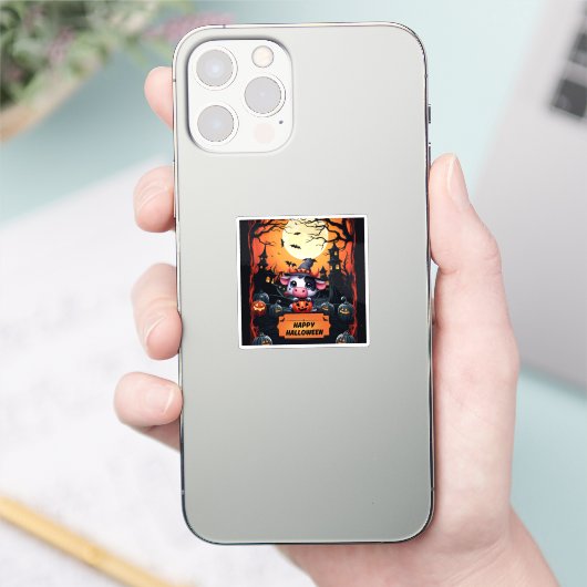 GELUKKIGE HALLOWEEN 31 STICKER (Telefoon)