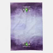 Gelukkige Halloween Apothecary Jar Theedoek (Verticaal)