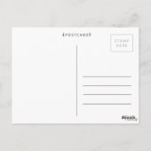 Gelukkige Halloween Bats Typografie Groet Briefkaart (Achterkant)