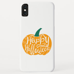 Gelukkige Halloween-belettering op gesneden pompoe Case-Mate iPhone Case