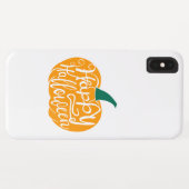 Gelukkige Halloween-belettering op gesneden pompoe Case-Mate iPhone Case (Achterkant (horizontaal))