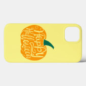 Gelukkige Halloween-belettering op gesneden pompoe Case-Mate iPhone Case (Achterkant (horizontaal))