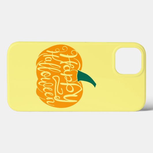 Gelukkige Halloween-belettering op gesneden pompoe Case-Mate iPhone Case (Achterkant (horizontaal))